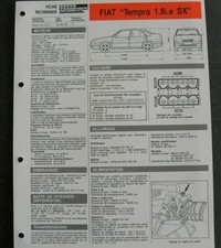 Revue technique Fiat TEMPRA