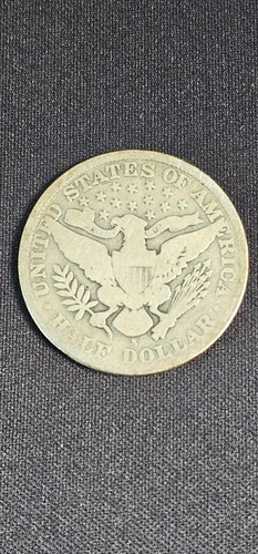USA 1909-S Barber Half Dollar - Picture 3 of 5