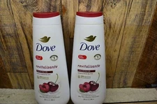2x Dove Body Wash Revitalizante Cherry & Chia Milk for Renewed, Healthy-Looking