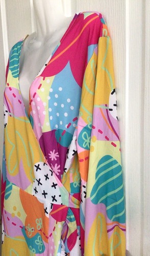 Lorraine Little Party Wrap Dress Womens Size 18 Once Upon A Dream Multicoloured - Picture 17 of 24