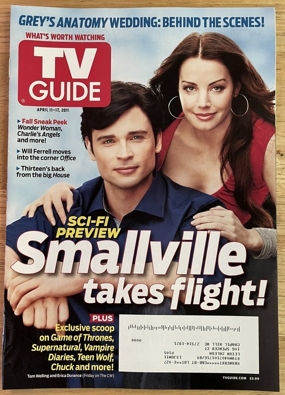 TV Guide: April 11-17, 2011 - Sci-Fi Preview -- Smallville Takes Flight!  More  