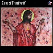 sacred art painting religious jesus christ icon catholic christianity bible aceo