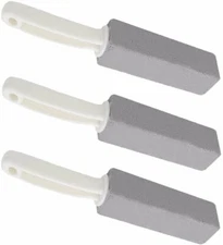 3 Pumice Cleaning Stone with Handle Toilet Bowl Cleaner Hard Water Ring Remover