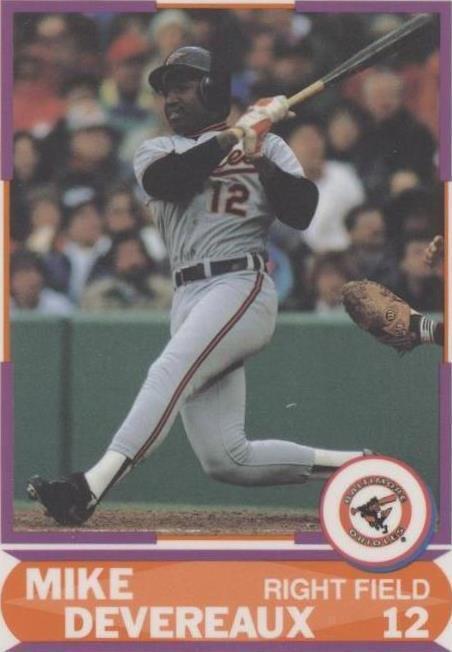 1989 Score - Mike Devereaux #22 - 1 of 1