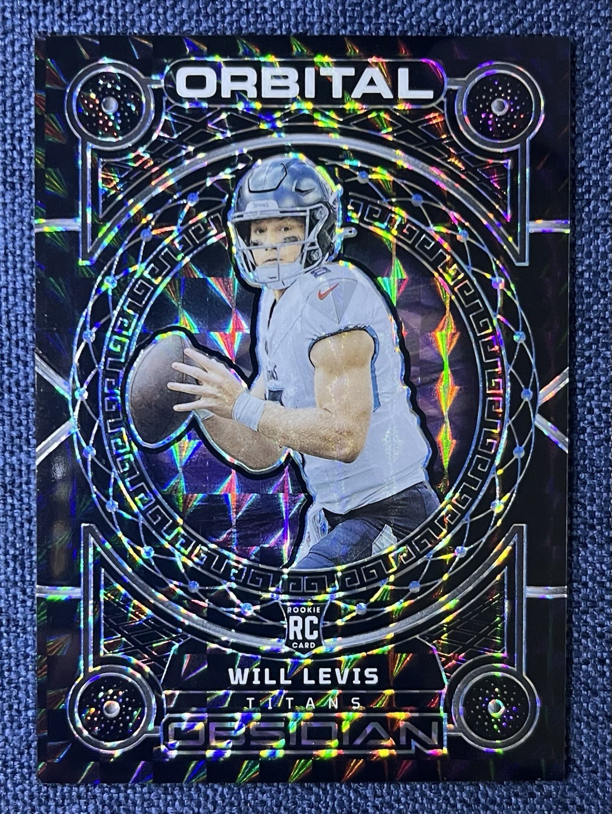 Will Levis 2023 Obsidian #23 Orbital - Electric Etch Blue Finite 1/1