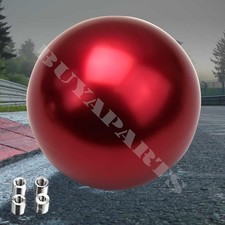 Universal Red round ball style 5 speed Mannual Transmission Shift Knob M8x1.25 