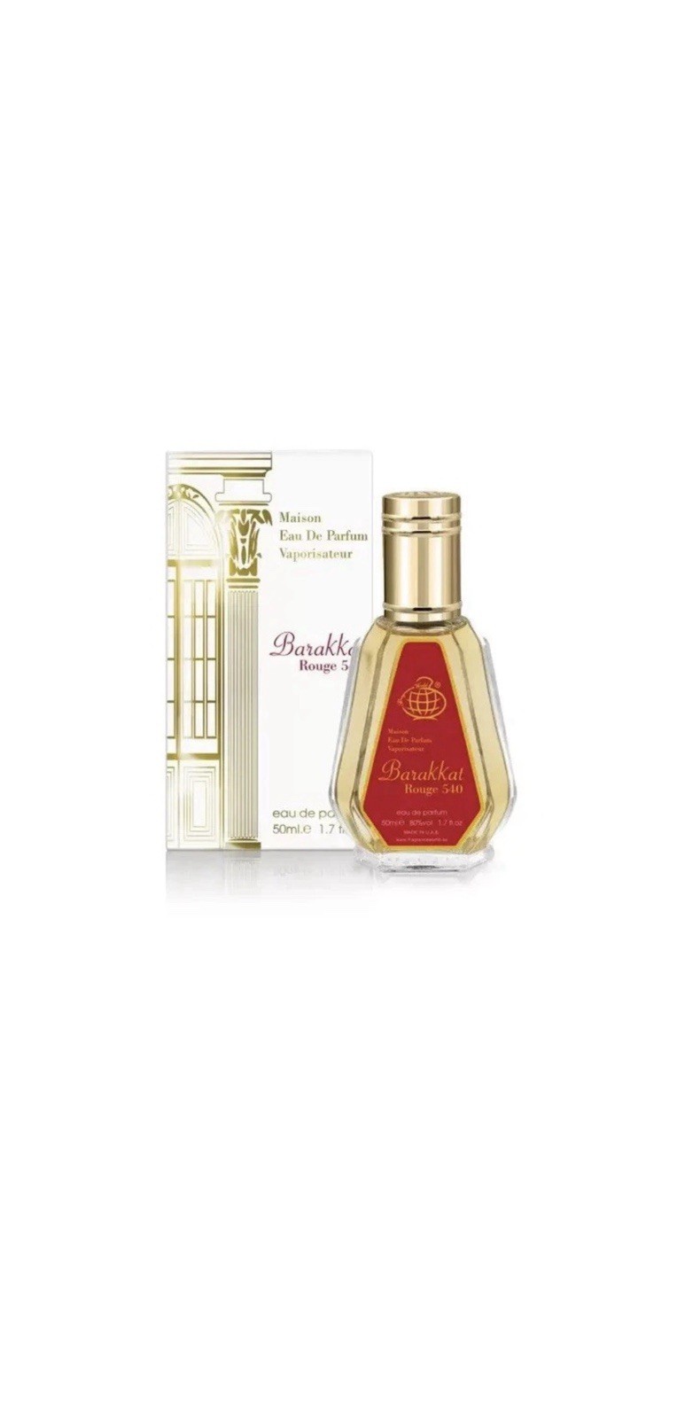 MAISON FRAGRANCE WORLD BARAKKAT  EAU DE PARFUM 50ML Original