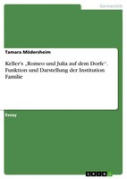 Keller's Romeo Und Julia Auf Dem Dorfe . Funktion Und Darstellung Der...