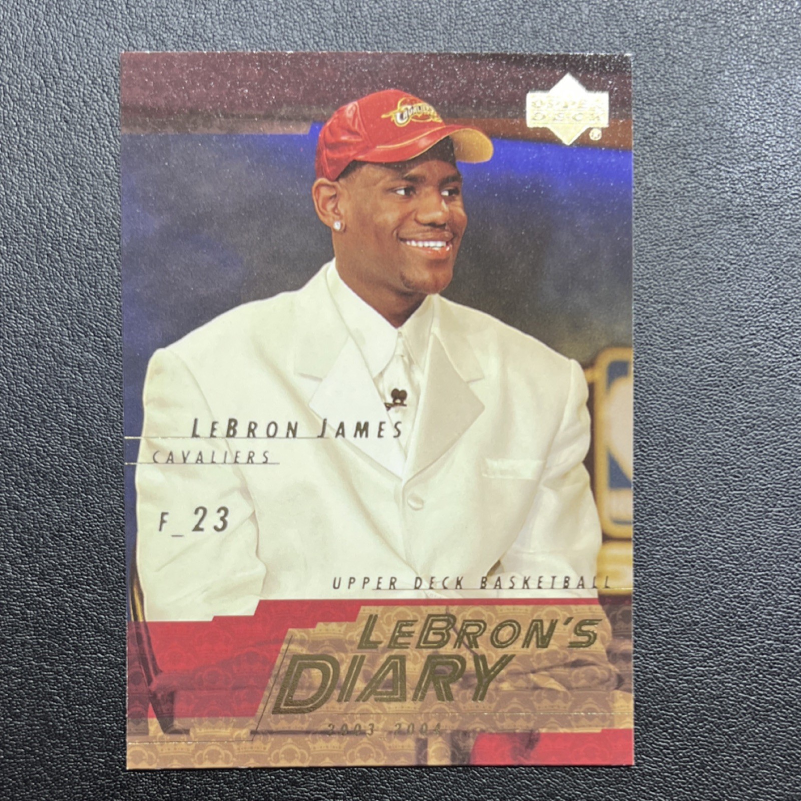 2003-04 Upper Deck LeBron James LeBron's Diary #LJ5 Cleveland Cavaliers
