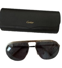 CARTIER AVIATOR PILOT SHAPE GOLDEN SUNGLASSES 100 GENUINE