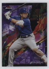 2024 Topps Finest Common Purple Refractor 195/250 Seiya Suzuki #68 1at6