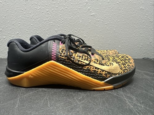 Nike Metcon 6 Women's Size 8 US AT3160-096 Brown Cheetah Print Athletic Shoes - Picture 5 of 16