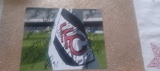 FULHAM - HAND SIGNED 25/26 CREST - SIGNED BY EMILE SMITH ROWE & 14 - PROOF
