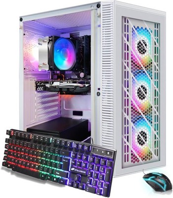 STGAubron RGB PC Computer Desktop,Ryzen 7 5700G up to 4.6G,16G,1T,W11H