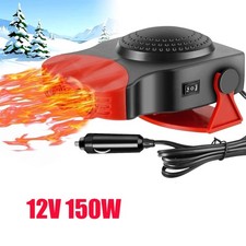 Portable Electric Car Heater Heating Fan Defogger Defroster Demister 12V 150W