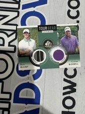 2013 SP Game Used Tour Gear Combos Rory Mcilroy - Graeme Mcdowell TG2 MM Relic