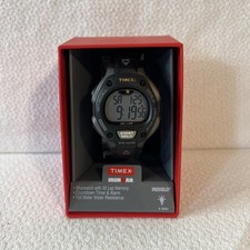 Timex Men s Ironman Classic 30 Lap Digital Watch Black T5E901JT New In Box