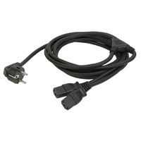 Showtec - Schuko To 2 Iec Splitter LäNge: 3 M