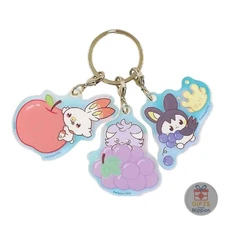 Marimocraft Pokémon Peaces Fruit Series Acrylic Keychain Hibanny Nyasper Emonga