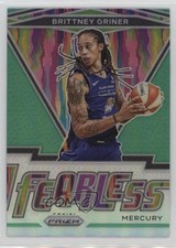2021 Panini Prizm WNBA Fearless Green Prizm Brittney Griner #14 1a32