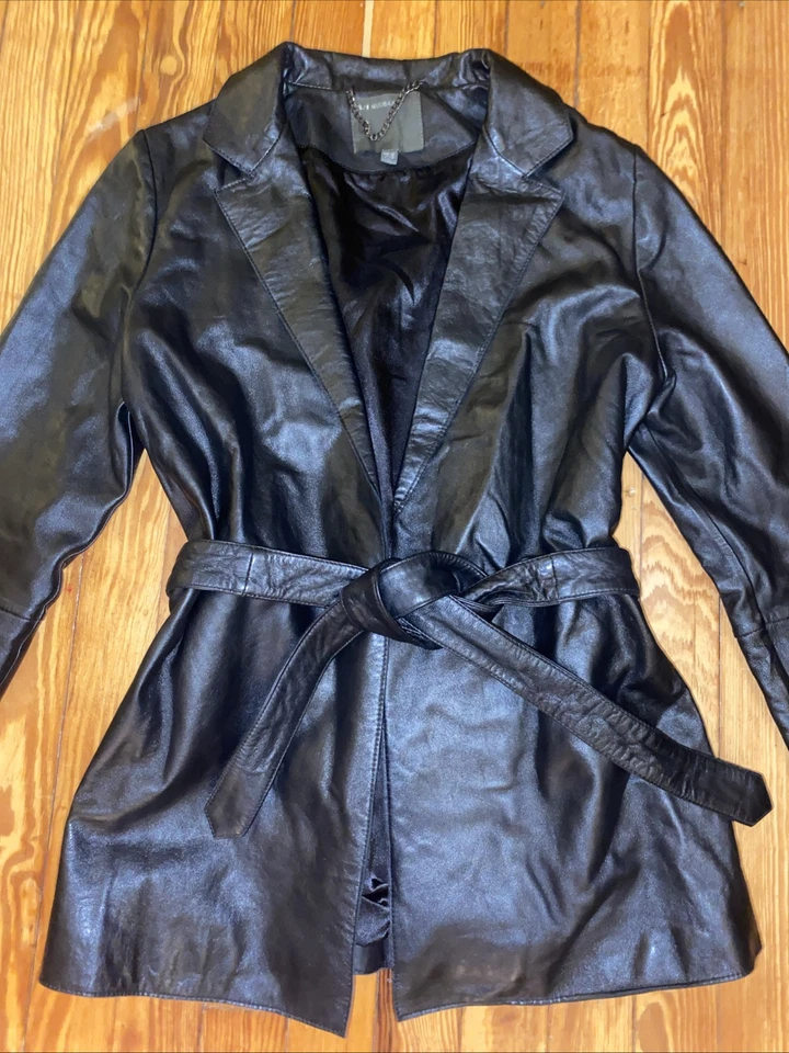 MUUBAA Belted leather blazer - Image 2 of 4