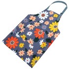  Women Apron Women Verstellbarer Koch Schürze Blumenschürze mit Tasche für