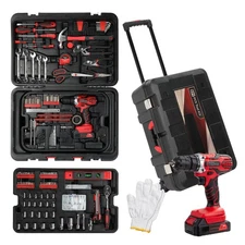 New 599pcs Hand Tool Kit Mechanics Kit Metric Ratchet Wrench Set Trolley Toolbox