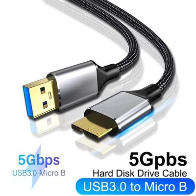 Premium Cable Cord For Seagate 2TB 1TB USB 3.0 Expansion Portable Hard Drive AU