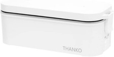 THANKO Portable 12V Car Rice Cooker Lunch Box with Fast Heating White Japan