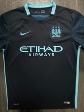 Original Nike Manchester City 2015/2016 Away Shirt Mens Medium M