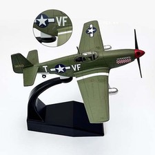 Maquette d'avion de chasse américain P51 au 1/72, ornement pour bureau