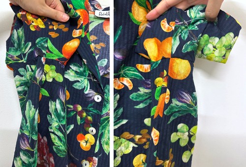 Rachel Antonoff James Camp Shirt Food Cheese Tomato Marie Baguettes Print Top XL - Picture 14 of 15
