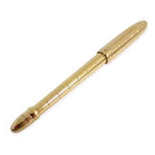 Pre-owned Louis Vuitton Stylo Agenda PM Ballpoint Pen, Gold, j168-5
