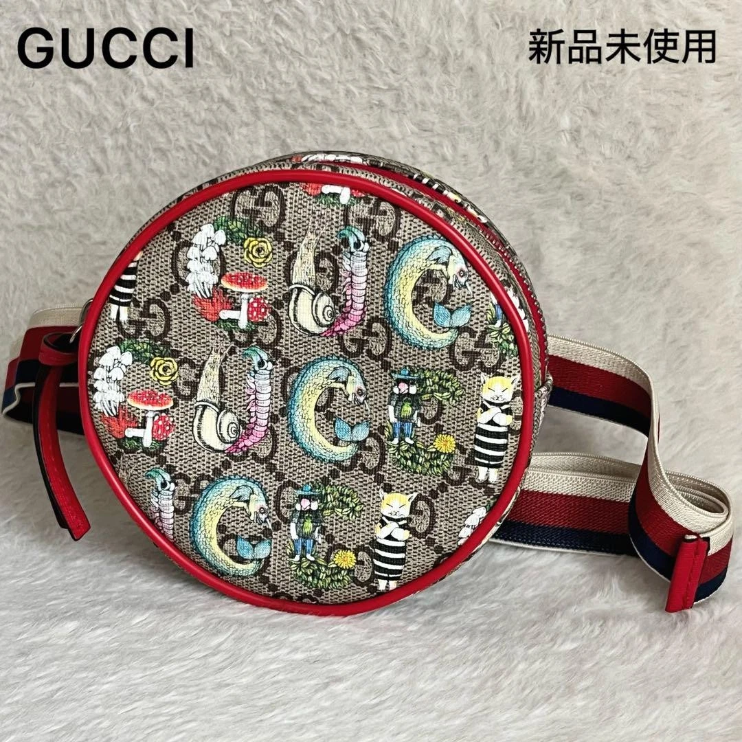 GUCCI Yuko Higuchi rond mini sac pochette taille cadeau 0411b