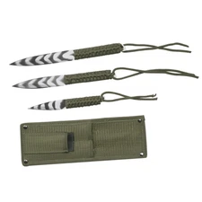 3 PC Throwing Knife Set with Sheath 9.5-Inch Overall RC-173-3