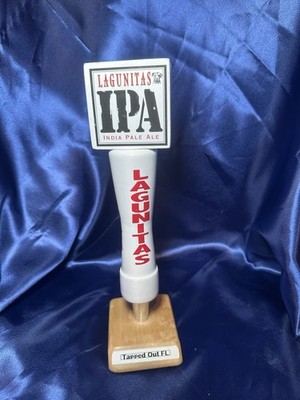 Lagunitas IPA - White - Used Beer Tap Handle