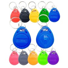 100pcs Mixed Color 125khz Rfid Proximity Keyfob Tags Access Control Cards