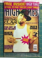 Vintage New 1996 HIGH TIMES Magazine METHOD MAN WU-TANG W/ TIMOTHY LEARY TRIBUTE