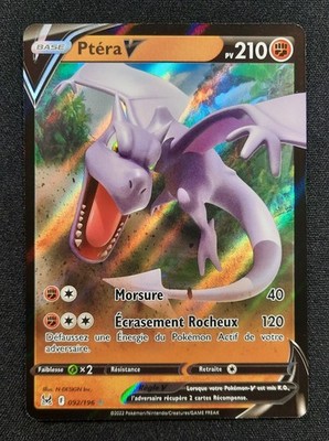 Pokemon Karte: Ptera V Ultra Rare 2022 Verlorener Ursprung 092/196 NM  