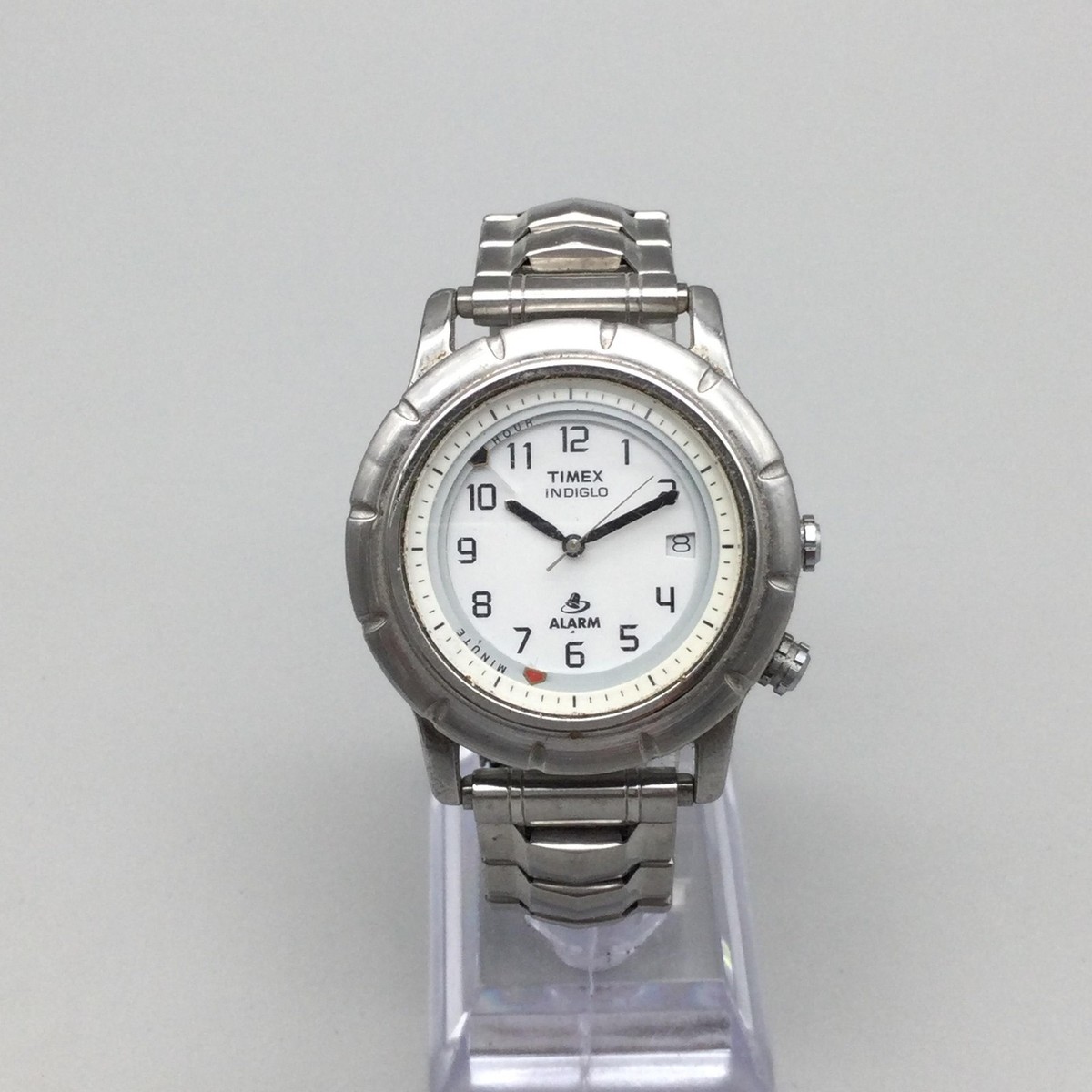 Timex Shenmue Indiglo Mens Watch 39mm Stainless Alarm Date New