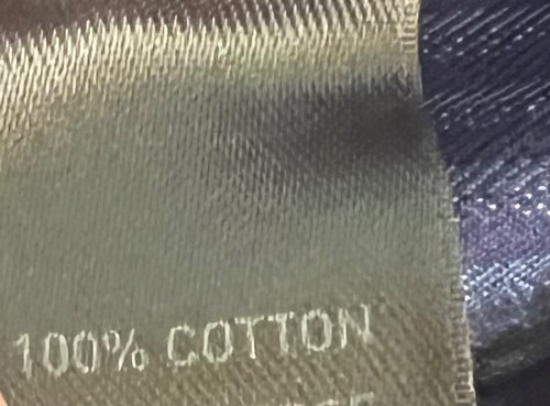 Johnson & Murphy Tailored Fit Cotton Men's Shirt - Dark Blue Striped Size XL - Picture 7 of 7
