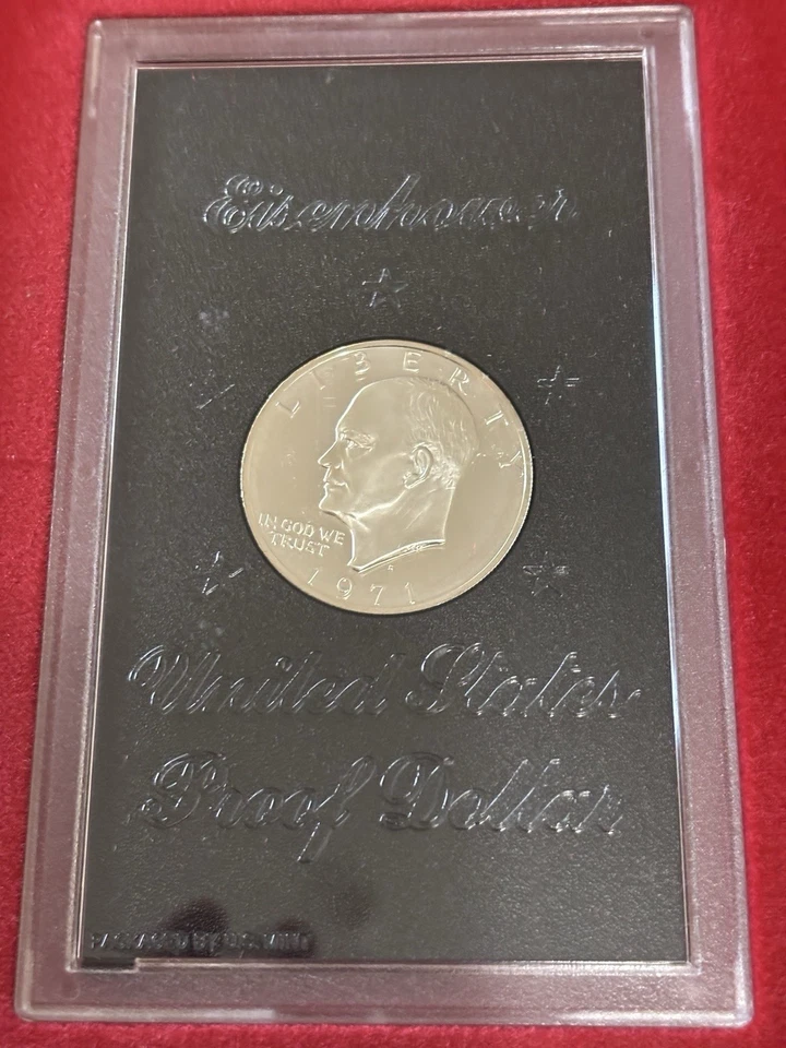 1971-S Eisenhower Proof Coin and Washington DC Proof Quarter 2 Coin Lot - Image 3 of 4