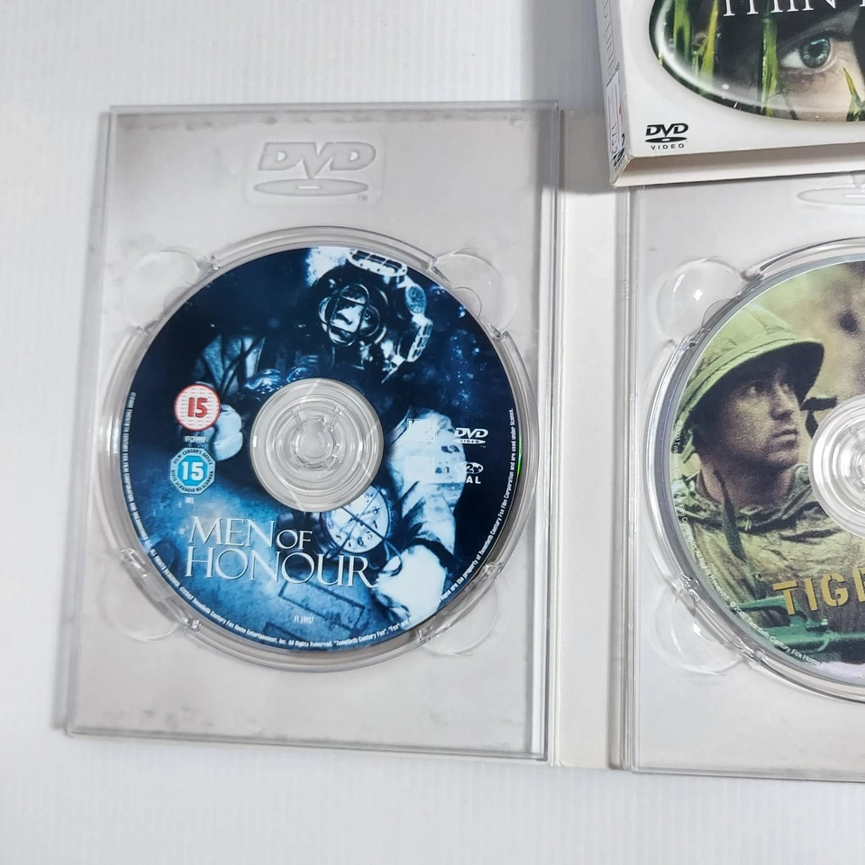DVD Action 3 Film War Collection Men Of Honour Tigerland Thin Red Line Gift Set - Image 4 of 4