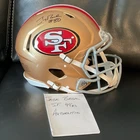 Jack Beck San Francisco 49ers Signed Original NFL Football Helmet #80