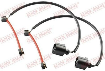 2x QUICK BRAKE WS 0225 A Warnkontakt Bremsbelagverschleiß 420mm Vorne