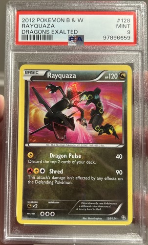 Rayquaza graded PSA 9 for sale on eBay