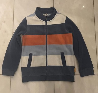 Steiff Übergangsjacke mit Blockstreifen , Unisex, Gr. 128, Sehr guter Zustand!