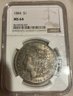 1884 $1 Ms64