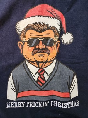 Chicago Bears 80's Vintage Sweater Mike Dikta NFL Christmas Mens Sz XL 