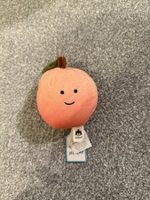 BNWT Jellycat Fabulous Fruit Peach Soft Toy Plush Retired